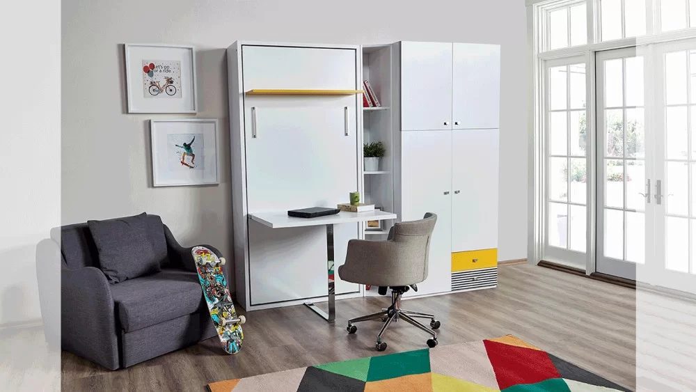 bedkast Happy 110M -met bureau