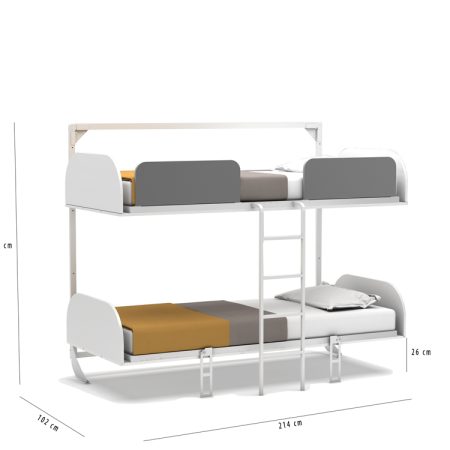 bedkast stapelbed simply online