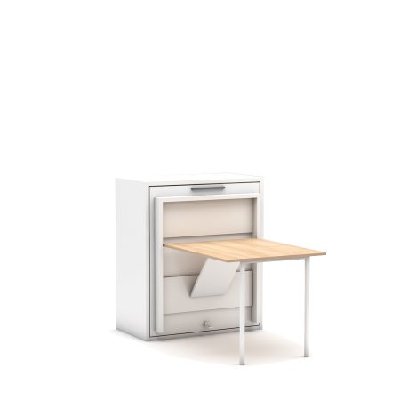 Bedkast met een tafel