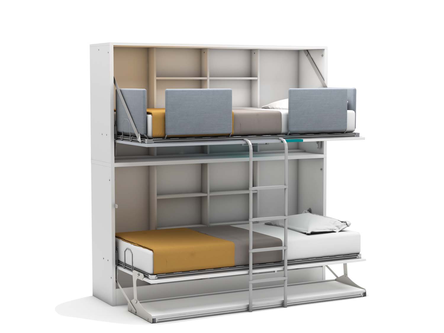 bedkast smart bunk met bureau