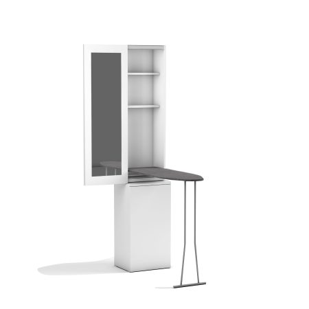 kast met ijzeren strijkplank